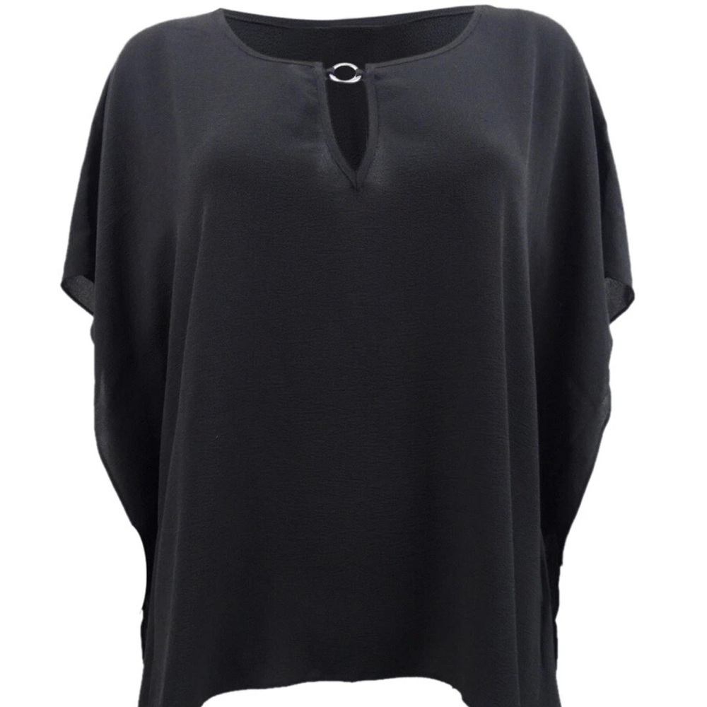 Michael Michael Kors Handkerchief-Hem O-
Ring Top - Picture 2 of 6